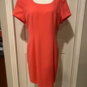 Dress Barn Vibrant Coral Mini Dress